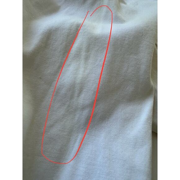 Hearts of Palm White Brown Wood Beads Pockets 3/4 Sleeve Cropped Jacket size 16W - Picture 13 of 13